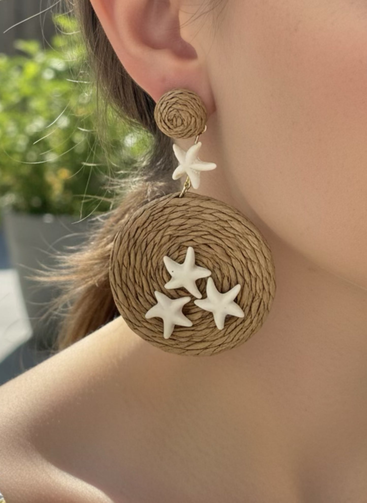 Bohemian Deniz yıldızlı Küpe