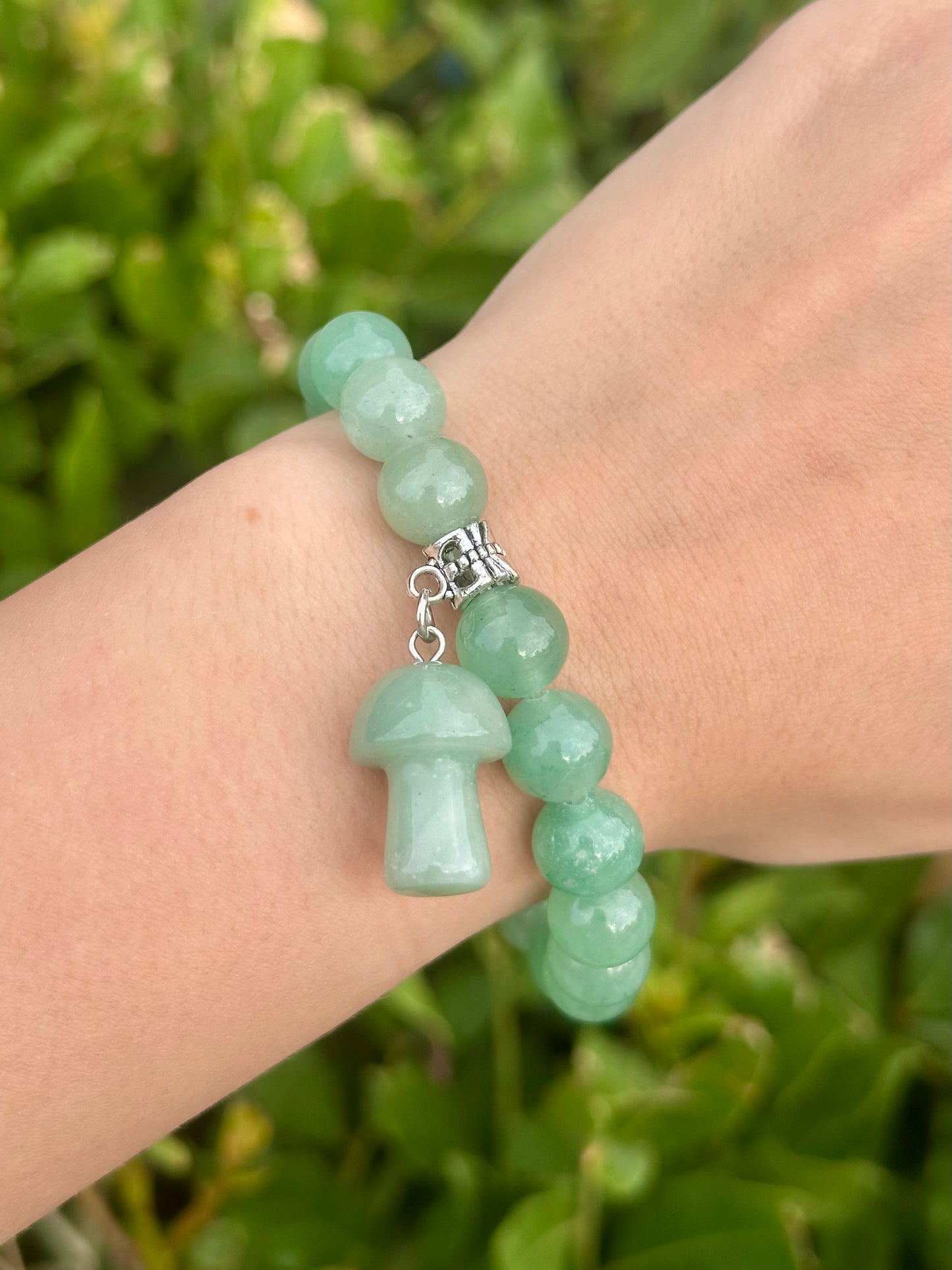 Charmlı Aventurin Doğal Taş Bileklik N0.26