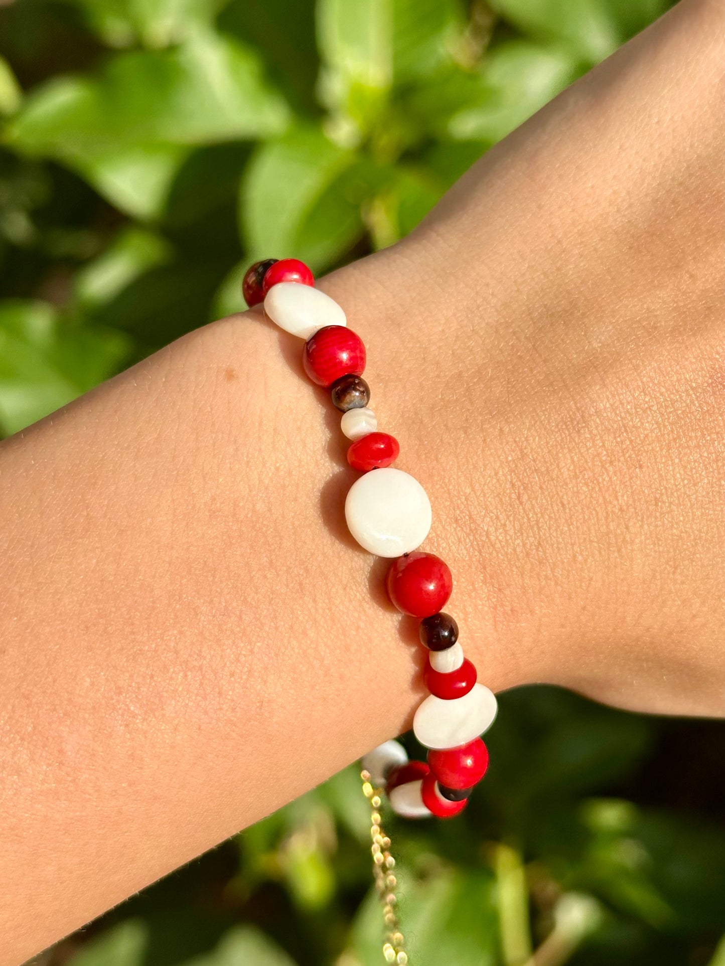 Lacca - Mercan Doğal Taş Bileklik N0.31