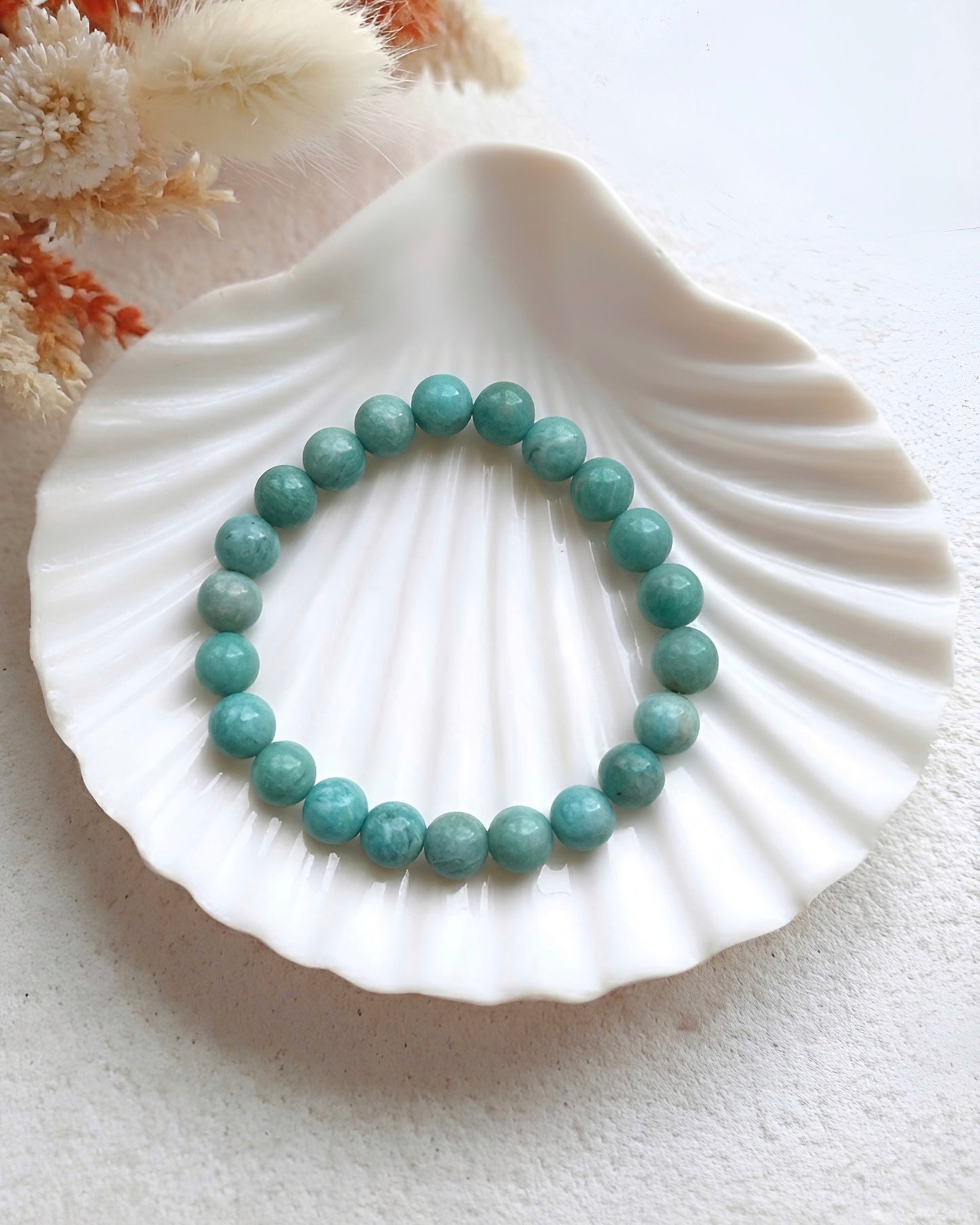 Luce - Amazonit 8 Mm Doğal Taş Bileklik N0.11