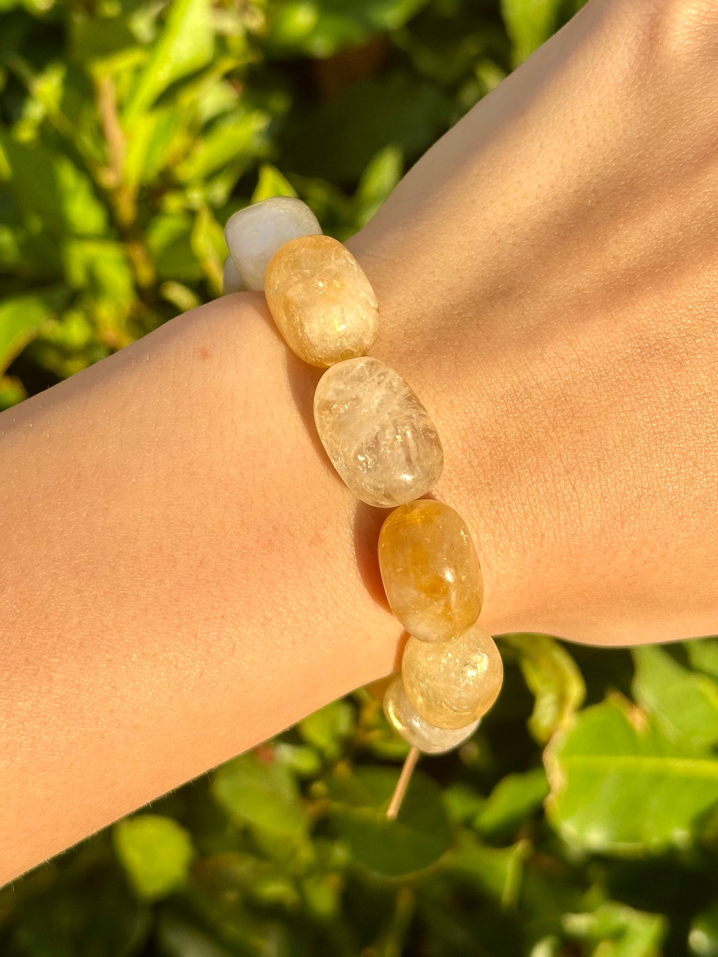 Solar - Sitrin Doğal Taş Bileklik N0.39