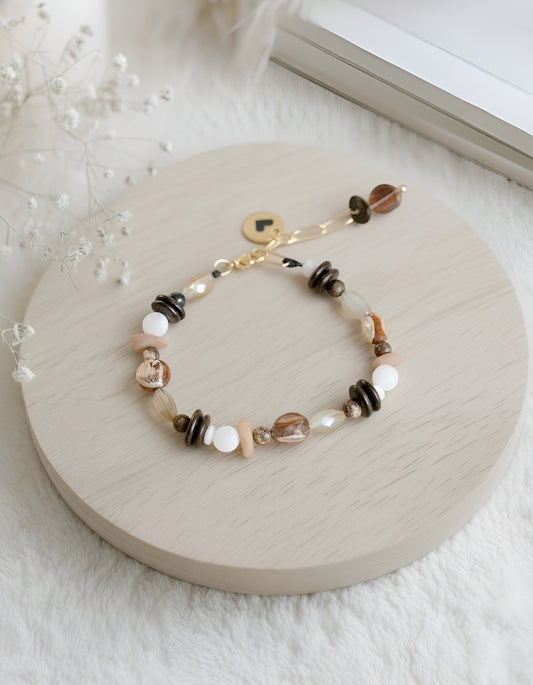 Hearth - Doğal Taş Mutluluk Bilekliği N0.9