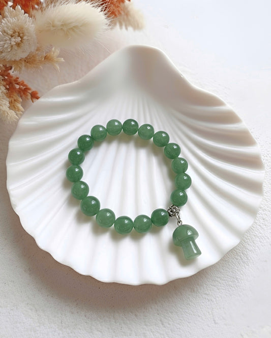 Charmlı Aventurin Doğal Taş Bileklik N0.26