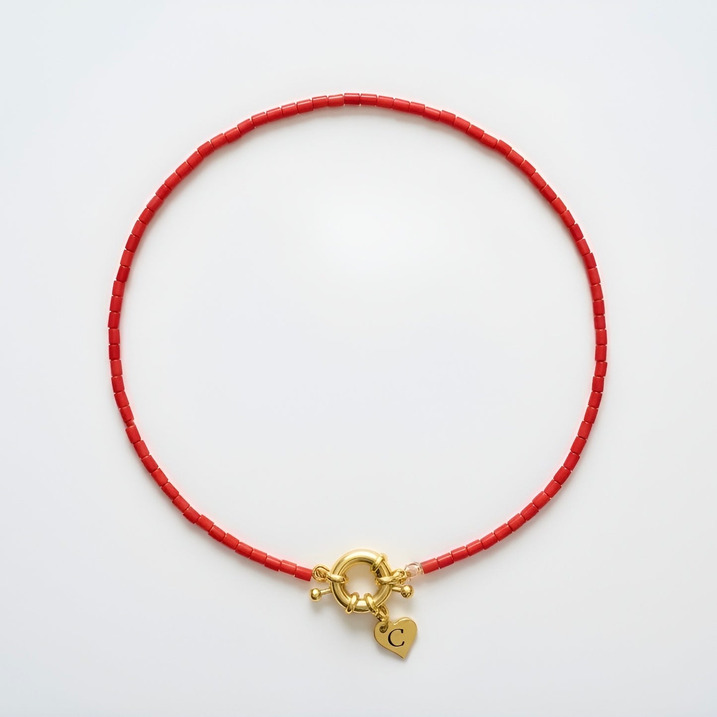 Vivid - Mercan Doğal Taş Kolye N0.44