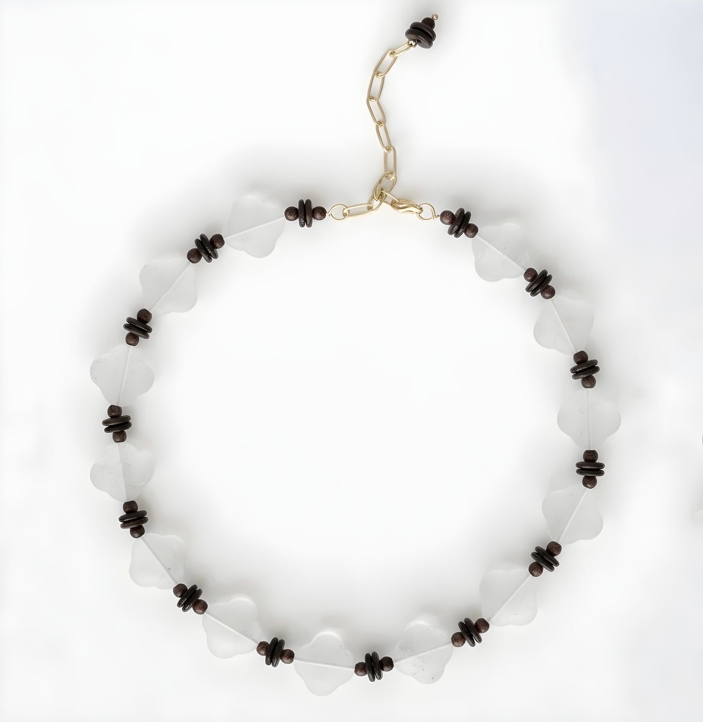 Clarity - Kristal Kuvars Doğal Taş Kolye N0.42