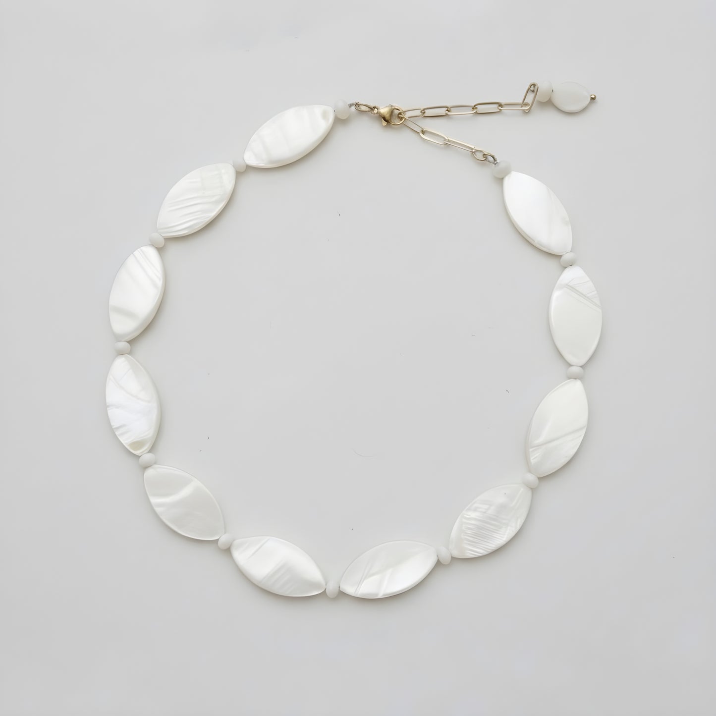 Nacre - Sedef Doğal Taş Kolye N0.41