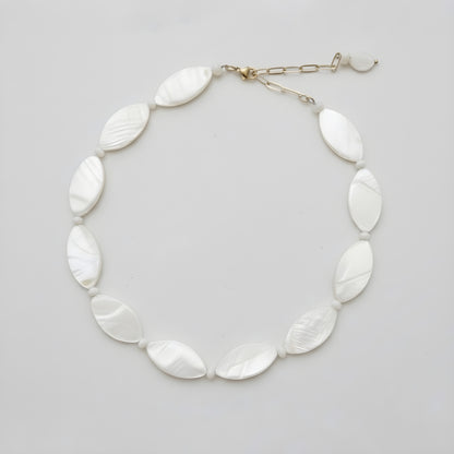 Nacre - Sedef Doğal Taş Kolye N0.41